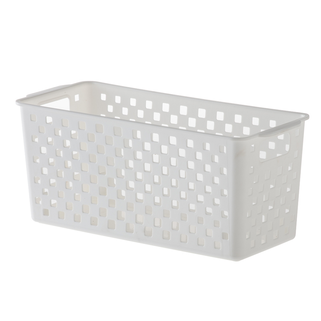 Cesto organizador quadratta branco 27X12X12 893